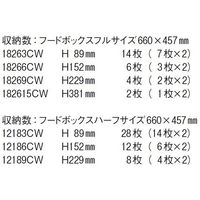 CAMBRO キャンブロ カムカート2ドアタイプ タンパープルーフ付 ダークブラウン フードボックス用 1826DBCSP 1個（直送品）
