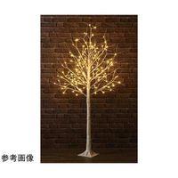 アズワン ツインクルLEDライトブランチツリー ホワイト 白樺風 高さ60cm 67-7116-23 1個（直送品）