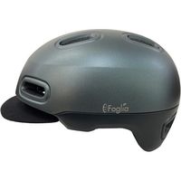アズワン Foglia アーバンヘルメット ファブリックブリム ブラック 67-7161-23 1個（直送品）