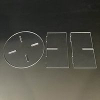 アズワン アクリル組立式丸型ステージ 直径30cm 67-7286-69 1個（直送品）