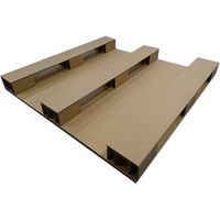 サンユー印刷 ダンボールパレット 1100×1100 片面4方差 10枚セット DP-1111-10 1セット(10枚)（直送品）