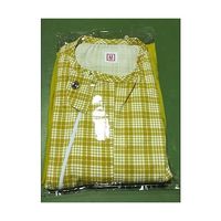 アズワン 介護つなぎ イエロー Mサイズ 10枚入 68-4096-44 1箱(10枚)（直送品）