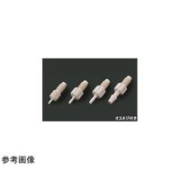 アイシス PEEK 1/4ー28UNFオスネジ付きアダプター 軟質チューブ内径4.0mm~6.0mm OM1072 1個（直送品）