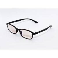 エッシェンバッハ光学ジャパン ブルーライトカットグラス エアーPCII ブラック 度なし 65-8639-99 1個（直送品）