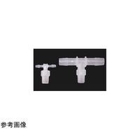 PP 1/8ー27NPTオスネジ付きT型アダプター 軟質チューブ内径5.0mm:3/16” 1袋(10個入) IMJNT056（直送品）
