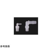 PP 1/8ー27NPTオスネジ付きL型アダプター 軟質チューブ内径3.0mm:1/8” 1袋(10個入) IMJNL036 1袋(10個)（直送品）