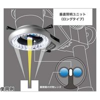 マイクロネット 垂直照明ユニット(ロングタイプ) WV-LONG 1個 67-3005-21（直送品）