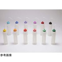安元化成 NT洗浄瓶BIIスリム レッドバイオレット 400mL 12本入 65-4251-46 1箱(12本)（直送品）