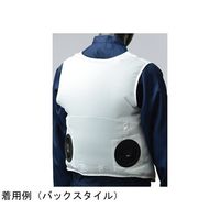 アズワン クリーンルーム用ファンジャケット(簡易ベスト型)セット品 FA(S~L) 67-6867-75 1セット（直送品）