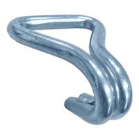 ラチェット式ラッシングベルト 5tタイプ 固定側:0.5m 調整側:7m Jフック 10本セット 67-4812-76 1箱(10本)（直送品）