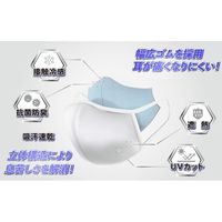 アズワン ー3.8°Cひんやり夏マスク Mサイズ 67-4826-41 1枚（直送品）