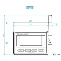 チノー 送信器 温湿度高精度モデル(電源種類AC電源、ケーブル長3m) MD8112-30H 1個 67-4914-06（直送品）