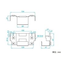 チノー 取付ホルダ 受信器用 MZ03 1個 67-4916-74（直送品）
