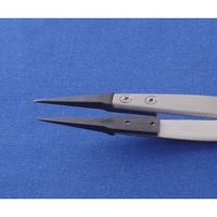 アズワン ファイバーチップピンセット 130mm 67-5232-50 1本（直送品）