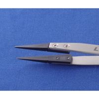 アズワン ファイバーチップピンセット 130mm 67-5232-51 1本（直送品）