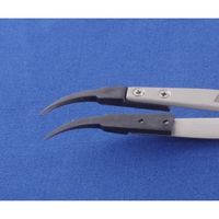 アズワン ファイバーチップピンセット 130mm 67-5232-57 1本（直送品）