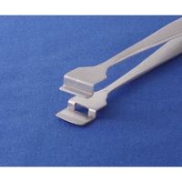 アズワン フラットピンセット 125mm 67-5232-60 1本（直送品）