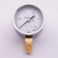 アズワン 汎用圧力計A形 φ60 G1/4B2.5 JCSS校正証明書付 1-7465-07-24 1個（直送品）