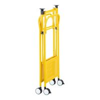 伸和 ランドリーカート・ミニ(折りたたみ式) 本体(ダブルリネンタイプ) 7-3231-02 1個（直送品）