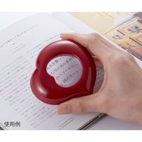 旭電機化成 マグネット付ルーペ レッド ARP-04RD 1個 63-0988-26（直送品）
