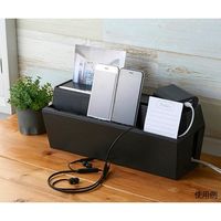 旭電機化成 充電ステーション ブラック AKD-51BK 1個 64-4012-92（直送品）