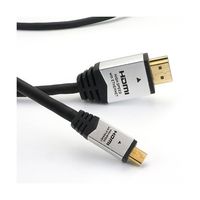 ホーリック HDMIマイクロケーブル 3.0m シルバー タイプAオスータイプDオス HDM30-041MCS 1個 64-6229-56（直送品）