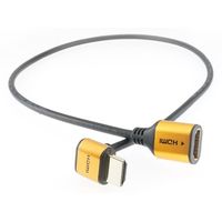 ホーリック HDMI延長ケーブル L型90度 15cm ゴールド HLFM015-583GD 1本 65-1793-80（直送品）