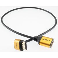 ホーリック HDMI延長ケーブル L型270度 0.5m ゴールド HLFM05-586GD 1本 65-1793-83（直送品）