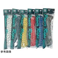 紺屋商事 パワーロープパラコード 4mm×10m 赤/黒(黄線) 11007 1個 65-3904-79（直送品）