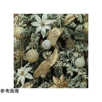 アズワン 【クリスマス飾り】クリスマスツリーセット スノーホワイト 高さ150×幅100cm 67-8935-90 1セット（直送品）