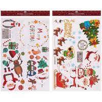 アズワン ウォールステッカーセット クリスマスサンタサンタ 67-8943-41 1個（直送品）