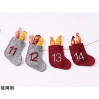 アズワン アドベントカレンダーガーランド 290cm ガーランド 67-8943-49 1本（直送品）