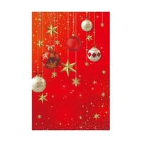 アズワン バックグラウンドシート オーナメント レッド クリスマス 145×220cm 67-8943-70 1枚（直送品）