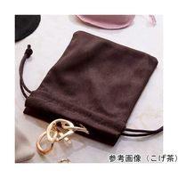 アズワン ジュエリーポーチ スクエア こげ茶 20枚 68-0317-04 1セット(20枚)（直送品）