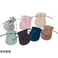 アズワン ジュエリーポーチ ラウンド 黒 20枚 68-0316-85 1セット(20枚)（直送品）