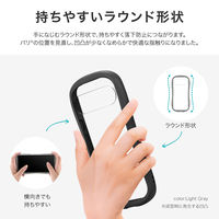 Google Pixel 9/Google Pixel 9 Pro 耐衝撃ハイブリッドケース 「ViAMO fly」 ダークグレー 軽量（直送品）