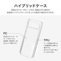 Google Pixel 9 Pro XL 耐傷・耐衝撃ハイブリッドケース 「UTILO Tough」 クリア TPU（直送品）