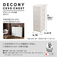 JEJアステージ　デコニーシーヴォ5段　ホワイト　　1台