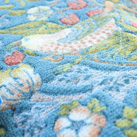 川島織物セルコン モリスデザインスタジオ インテリアマット 1800×500×8mm ブルーグリーン FT1702A_23BG 1枚（直送品）