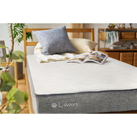 【軒先渡し】ルービックJP L-WAVE ウォッシャブル シルキーファイバーマットレス 厚み16cm シングル LWW16-S 1枚（直送品）