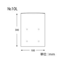 シモジマ スワン ボードンパック #20ー10L 穴あり プラマーク入り 100枚入 006763241 1パック(100枚)（直送品）