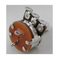 LINKMAN スイッチ付きボリューム(Aカーブ、5kΩ) R1610S-2B1-A502 1個 67-0361-13（直送品）