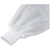 メディテックジャパン ジッパー付不織布白衣 リブ付 50枚入 LL DHZR-LL 1ケース(50枚) 65-3752-60（直送品）