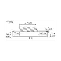 栗田製作所 コイルホース CH1000 1本 61-5360-13（直送品）