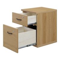 カグクロ 木製ワゴン プレスト 鍵付き ホワイトオーク 66-0001-41 1個（直送品）