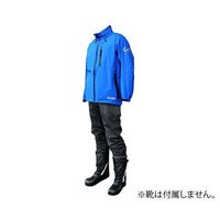 カヴァーワーク レインウエアアクロスレイン ブルー LL AG-8000 1着 63-5526-34（直送品）