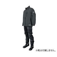 カヴァーワーク レインウエアアクロスレイン チャコール L AG-8000 1着 63-5526-45（直送品）