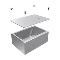 タカチ電機工業 カバー付アルミシャーシ T12-5-8 1台 64-8090-76（直送品）