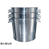 杉山工業 18ー8取手付一体絞りバケツ(目盛付)約20L SH-642B-W 1個 67-2417-76（直送品）