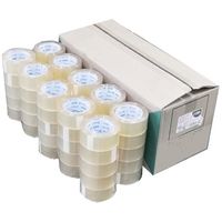 紺屋商事 OPPテープ(No110N) 総厚50μ 48mm×100m 透明 5巻入 01290111 1セット(5巻)（直送品）